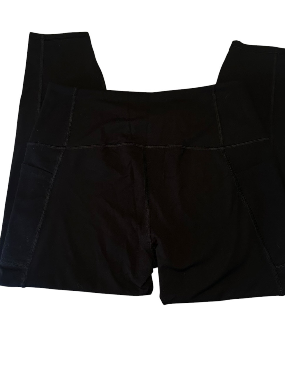 Victoria Sport Knockout High Waist 7/8 Leggings Black Pockets L - Picture 5 of 11